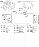 Muffler Diagram and Parts List for 085432-0230-B1  Briggs and Stratton Engine